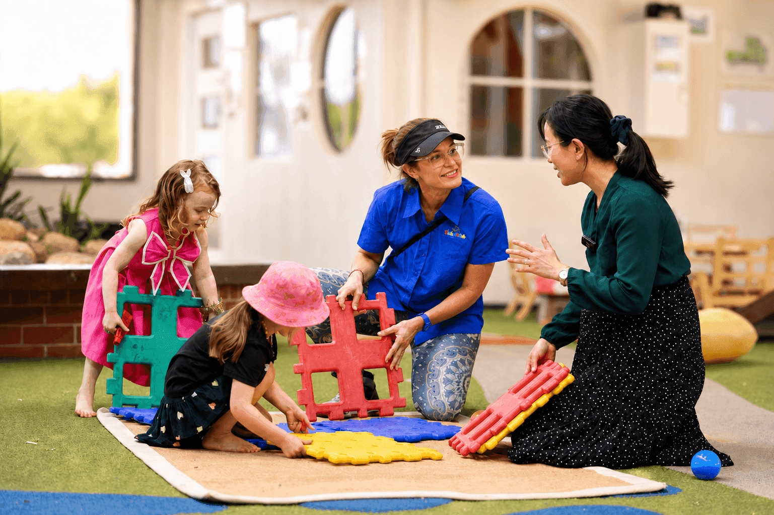 Ready Kids occupational therapist working alongside educators in a childcare centre